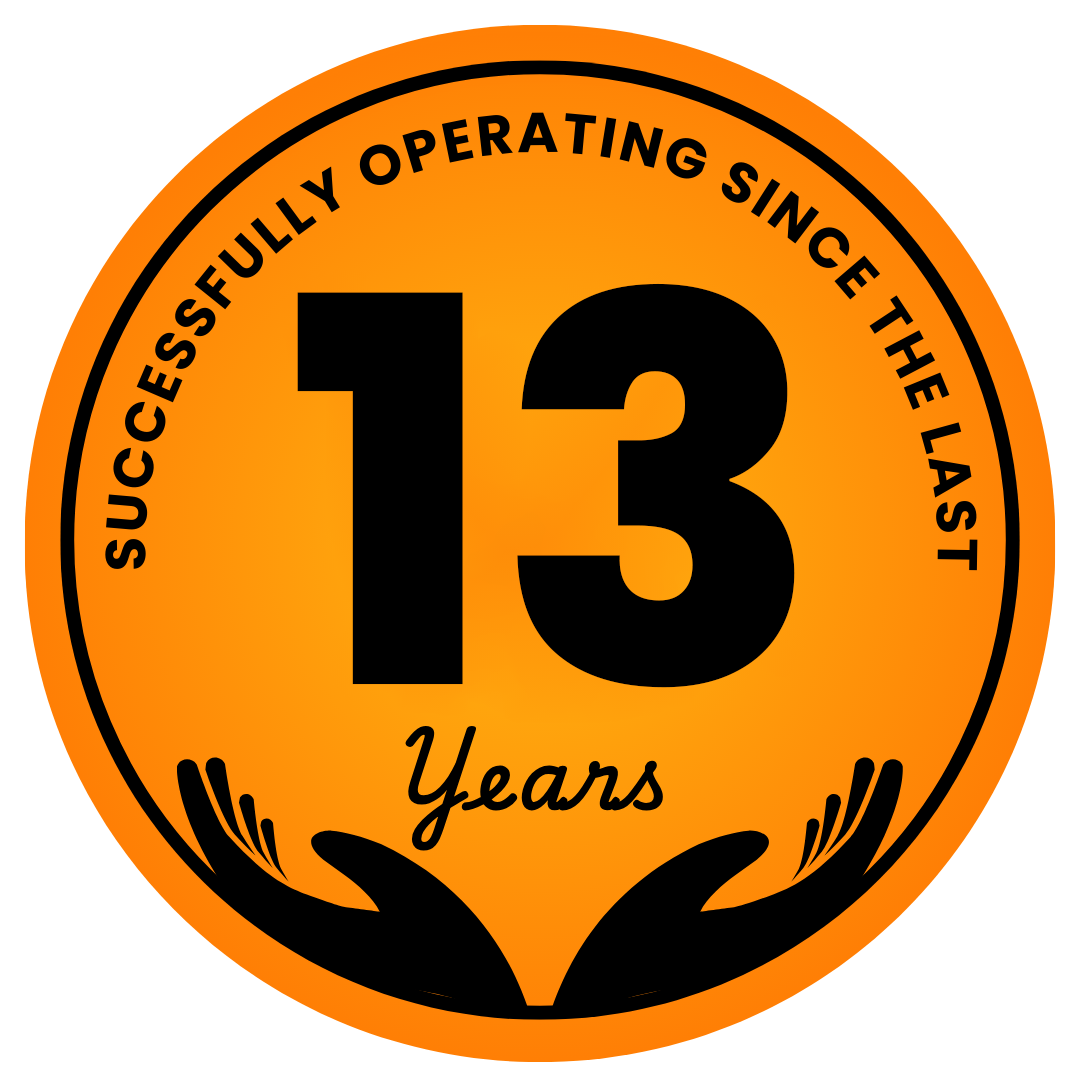 TGE - 13 years logo