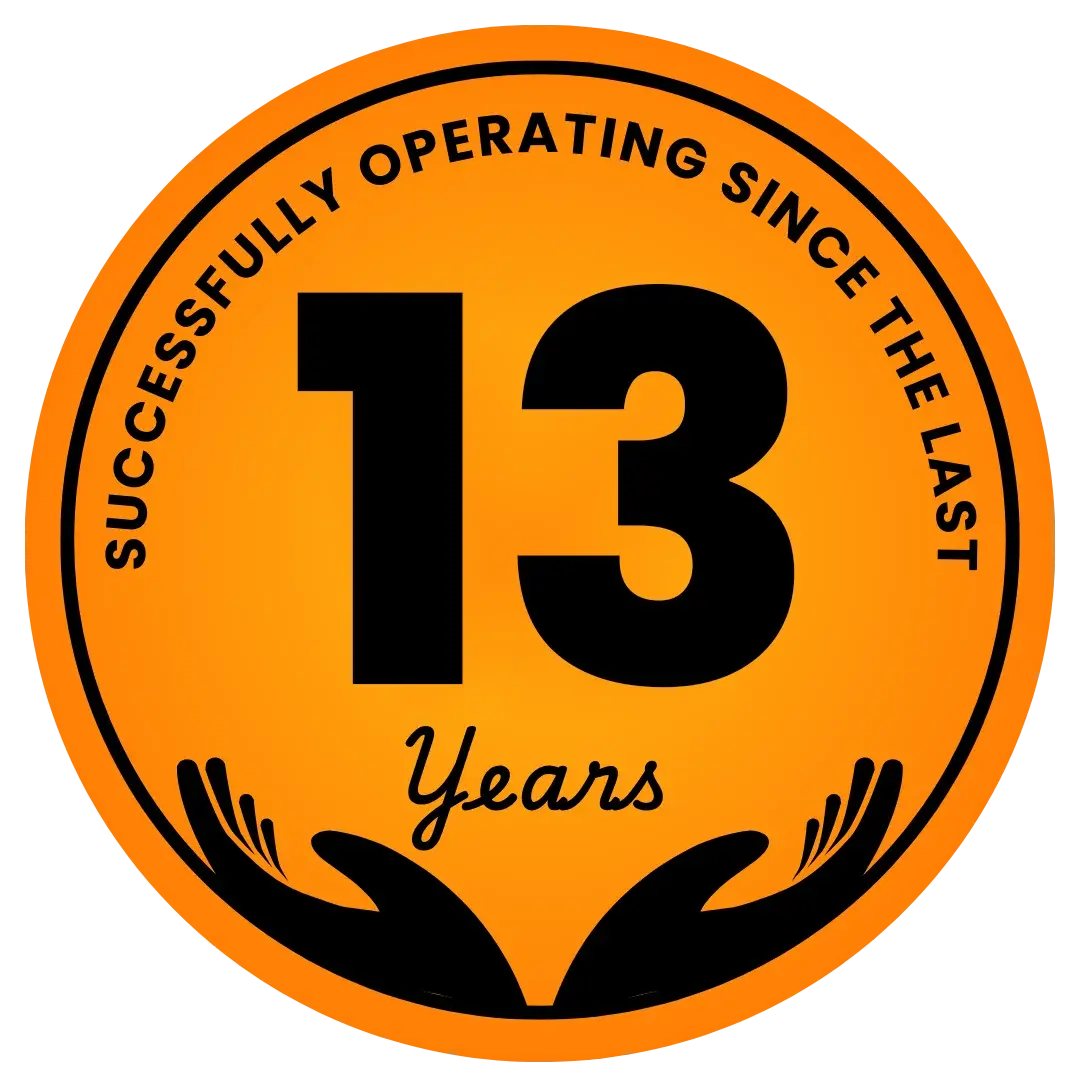 TGE - 13 years logo